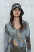 SUMMER MULTI BORDER HAT -BLACK MIX-